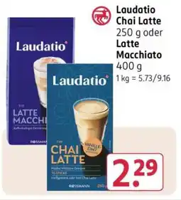 Rossmann Laudatio Chai Latte 250 g oder Latte Macchiato 400 g Angebot