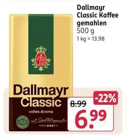 Rossmann Dallmayr Classic Kaffee gemahlen Angebot