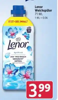 Rossmann Lenor Weichspüler Angebot