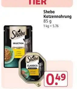Rossmann SHEBA Katzennahrung Angebot