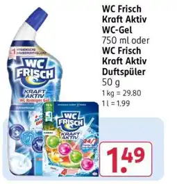 Rossmann WC Frisch Kraft Aktiv WC-Gel Angebot