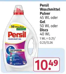 Rossmann Persil Waschmittel Pulver Angebot