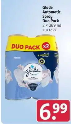 Rossmann Glade Automatic Spray Duo Pack Angebot