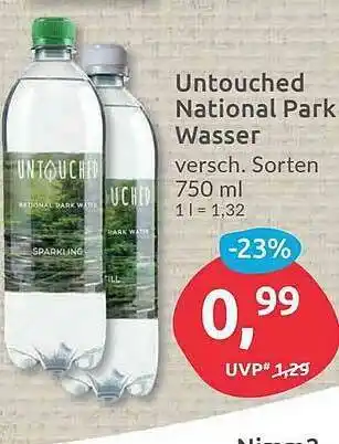 Budni Untouched National Park Wasser Angebot