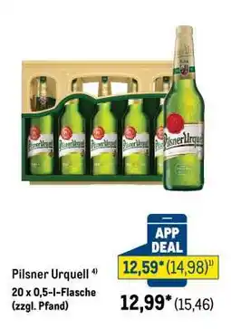 METRO Pilsner Urquell Angebot