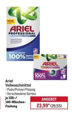 METRO Ariel Vollwaschmittel Angebot
