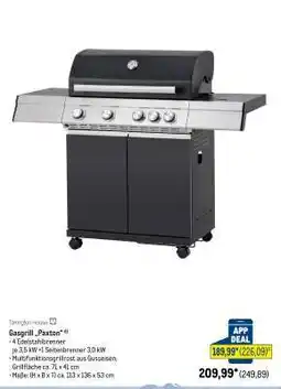 METRO Gasgrill „Paxton“ Angebot