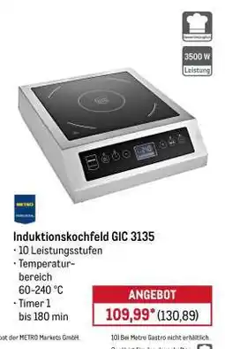 METRO Induktionskochfeld GIC 3135 Angebot