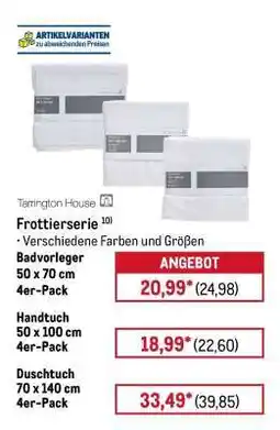 METRO Tarrington House Frottierserie Angebot