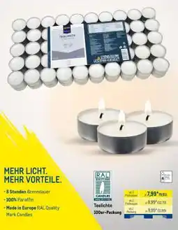 METRO Teelichte Angebot
