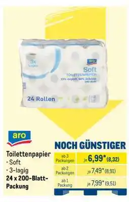 METRO aro Toilettenpapier Angebot