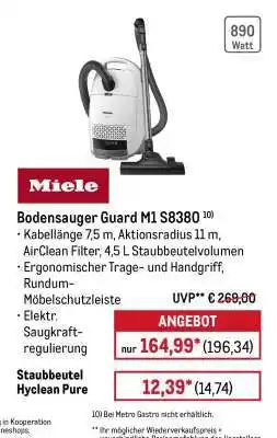 METRO Miele Bodensauger Guard M1 S8380 Angebot