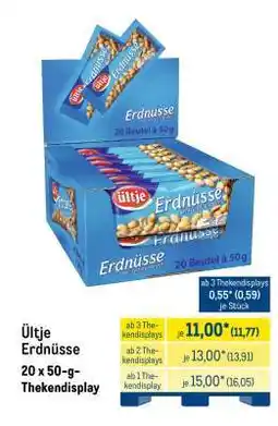 METRO ÜLTJE Erdnüsse Angebot