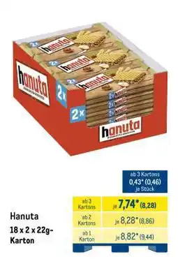 METRO Hanuta Angebot