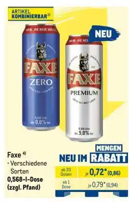 METRO Faxe Angebot