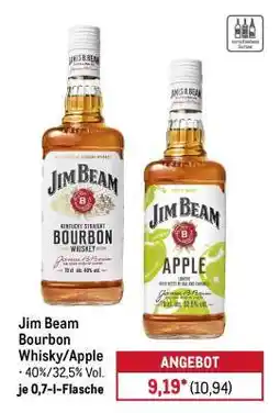 METRO Jim Beam Bourbon Whisky/Apple Angebot