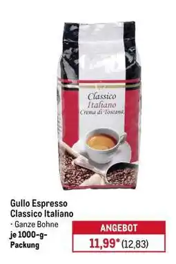 METRO Gullo Espresso Classico Italiano Angebot