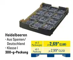 METRO Heidelbeeren Angebot
