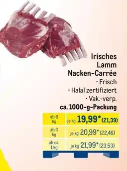 METRO Irisches Lamm Nacken-Carrée Angebot