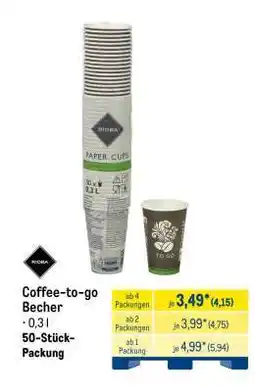 METRO Coffee-to-go Becher Angebot
