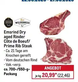 METRO Emsrind Dry aged Rinder Côte de Boeuf/Prime Rib Steak Angebot