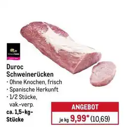 METRO Duroc Schweinerücken Angebot