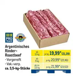 METRO Argentinisches Rinder-Roastbeef Angebot