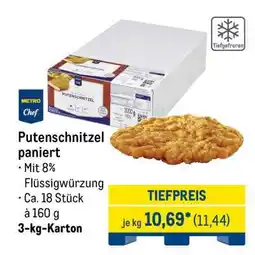 METRO Putenschnitzel paniert Angebot
