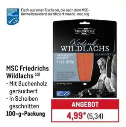 METRO MSC Friedrichs Wildlachs Angebot