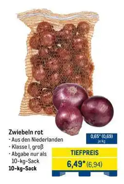 METRO Zwiebeln rot Angebot