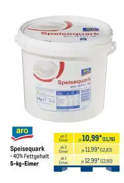 METRO aro Speisequark Angebot