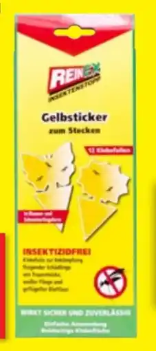 Thomas Philipps Reinex Insektenstopp Gelbsticker zum Stecken Angebot