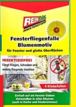 Thomas Philipps Reinex Insektenstopp Fensterfliegenfalle Blumenmotiv Angebot