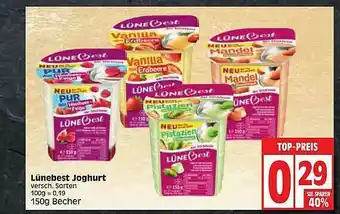 Edeka Lünebest Joghurt Angebot