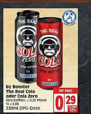 Elli Markt By Booster The Real Cola Oder Cola Zero Angebot