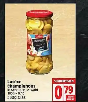 Elli Markt Lutèce Champignons Angebot