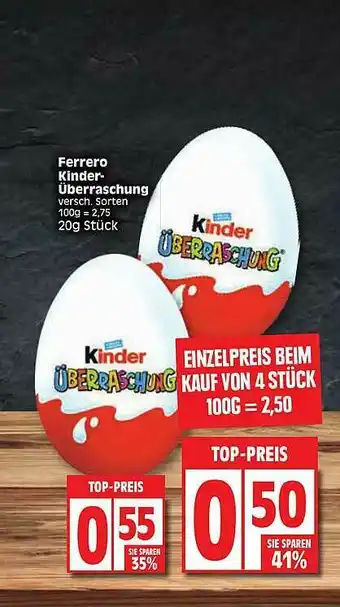 Elli Markt Ferrero Kinder-überraschung Angebot