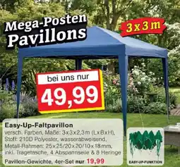 Jawoll Easy-Up-Faltpavillon Angebot