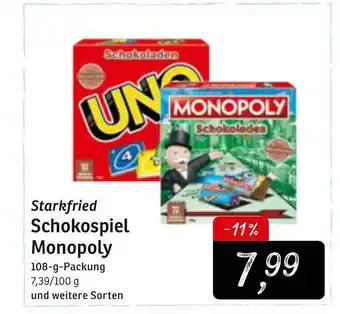 KONSUM Starkfried Schokospiel Monopoly Angebot