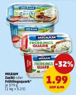 PENNY MILRAM Zaziki oder Frühlingsquark Angebot