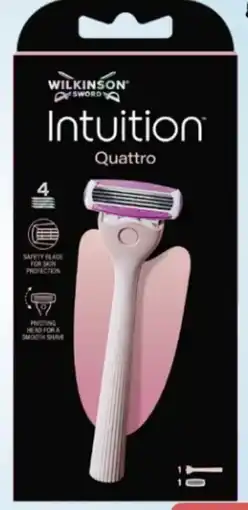 Rossmann Wilkinson Sword Intuition Quattro Rasierer Rosa Angebot