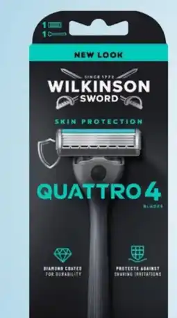 Rossmann Wilkinson Sword Volks-Rasierer Quattro Angebot