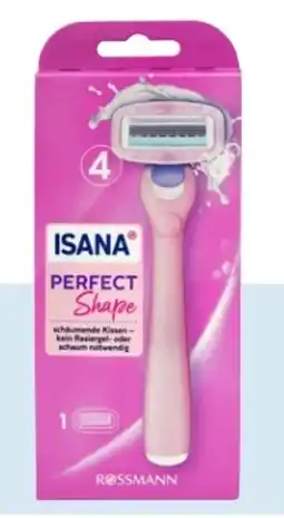 Rossmann Isana Lady Rasierer Perfect Shape Angebot