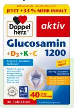 Rossmann Doppelherz Glucosamin 1200 + D3 K C Angebot