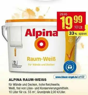 TTL Alpina Raum-weiss Angebot