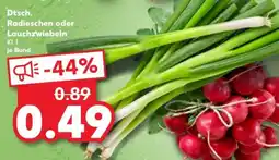 Kaufland Radieschen oder Lauchzwiebeln Angebot