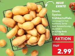 Kaufland Speisefrühkartoffeln Angebot