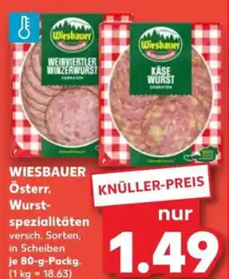Kaufland Wiesbauer Österr. Wurstspezialitäten Angebot