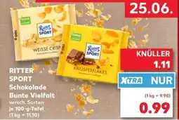 Kaufland Ritter sport schokolade bunte vielfalt Angebot