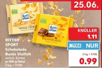 Kaufland Ritter sport schokolade bunte vielfalt Angebot